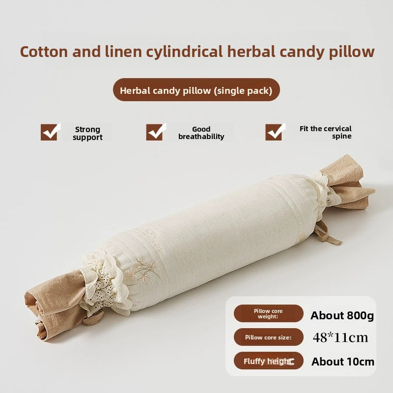 Sweet Candy Buckwheat Neck Pillow – Cute Ergonomic Support for Pain Relief & Better Sleep