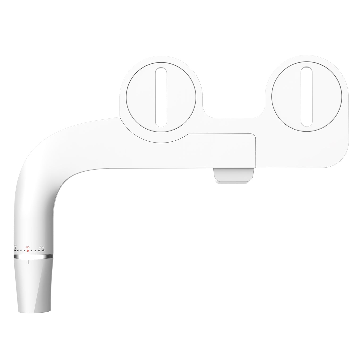 Ultra-Slim Bidet, Minimalist Bidet for Toilet with Non-Electric Dual Nozzle