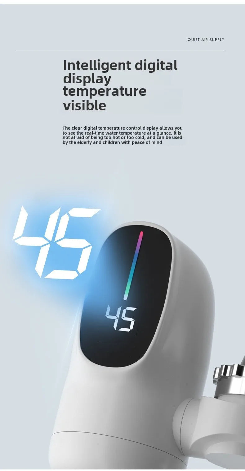 Instant Hot Water Heater Faucet Electric Tankless for Kitchen Fast Heating