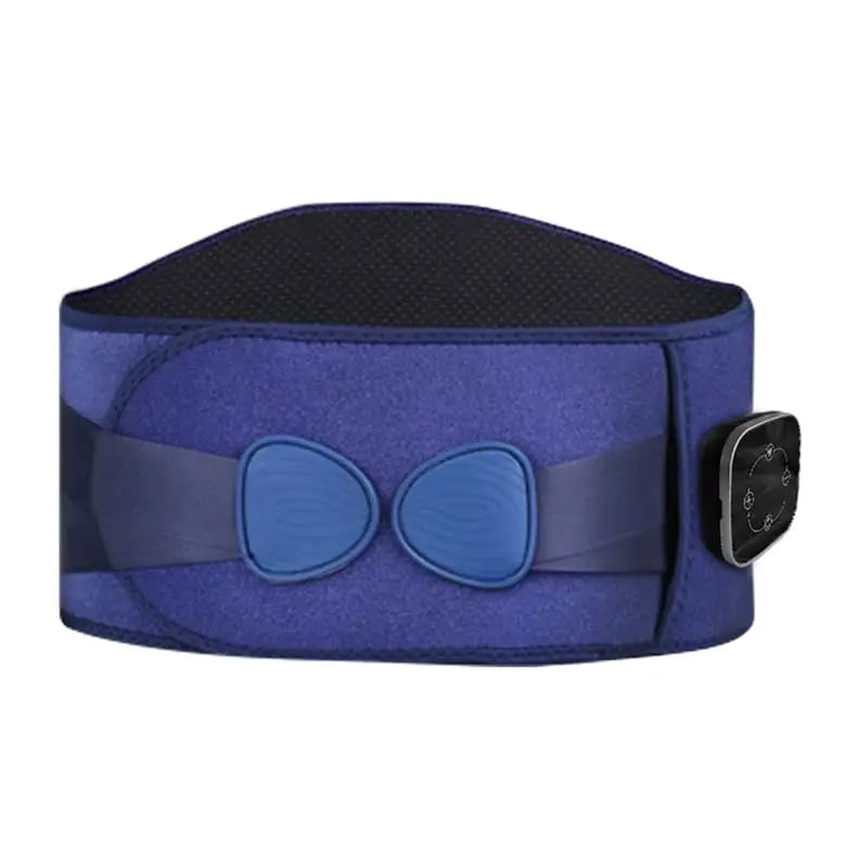 Cosvu™ Heating & Massage Belt in blue on white background for back comfort and gentle massage