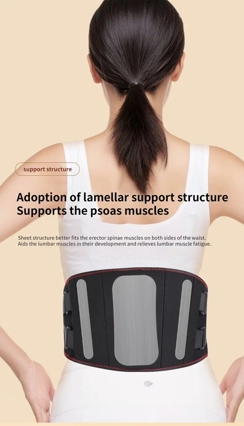 Cosvu™ Heating & Massage Belt providing ergonomic wrap-around support for back and waist