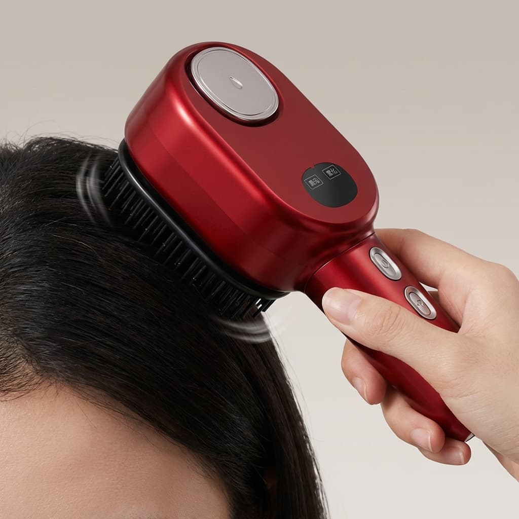 Micro-vibration massage function of Cosvu Electric Scalp Massager to relieve scalp tension and stress